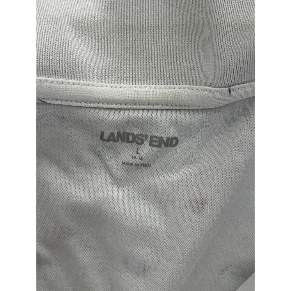 Lands End Golf/Tennis top size L with umbrellas on it - Picture 3 of 5
